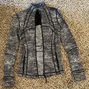 Lululemon Define Jacket black & white